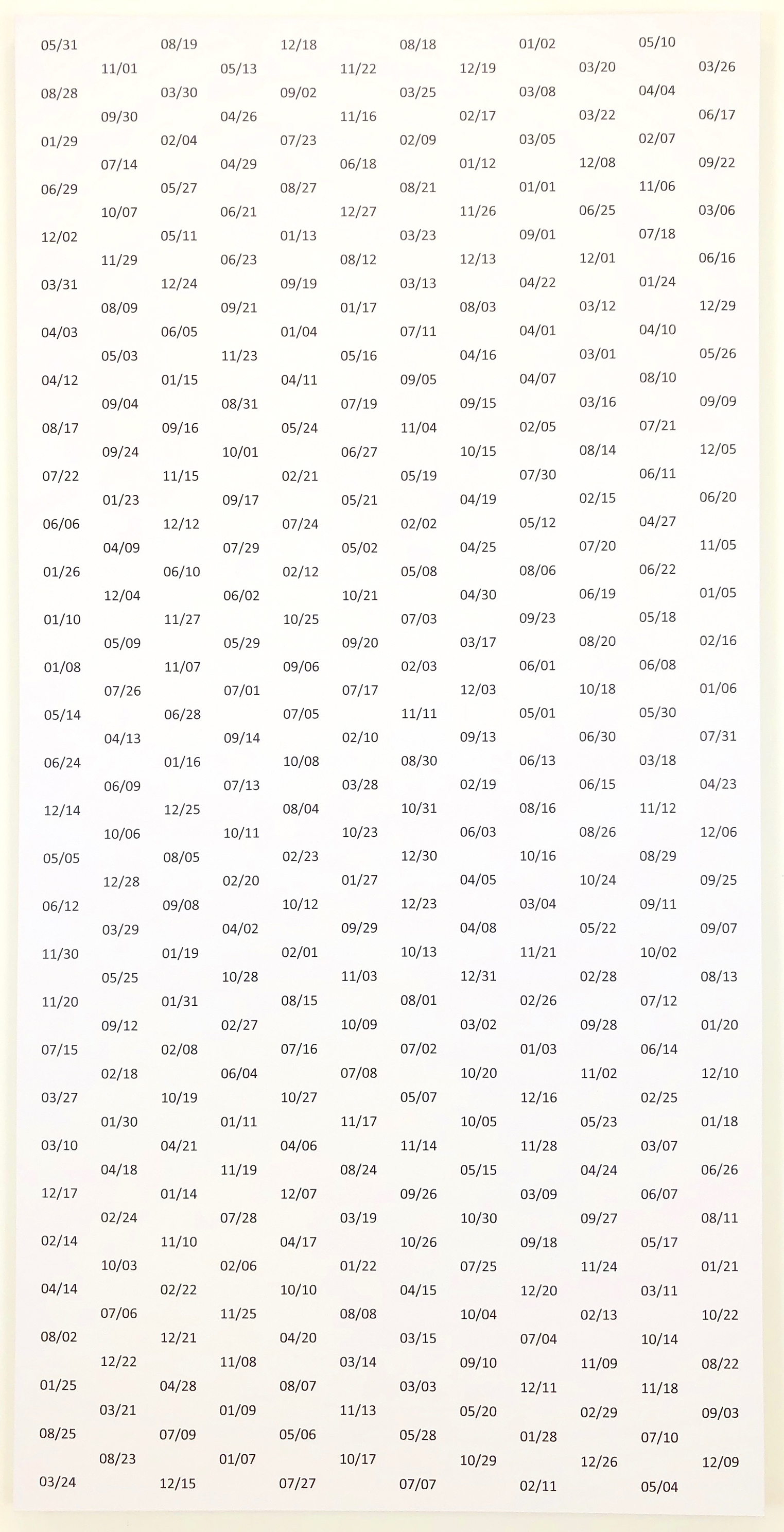 Guiseppe Morano, Happy Birthday: You're so special, 2018, 72" x 36", acrylic on canvas