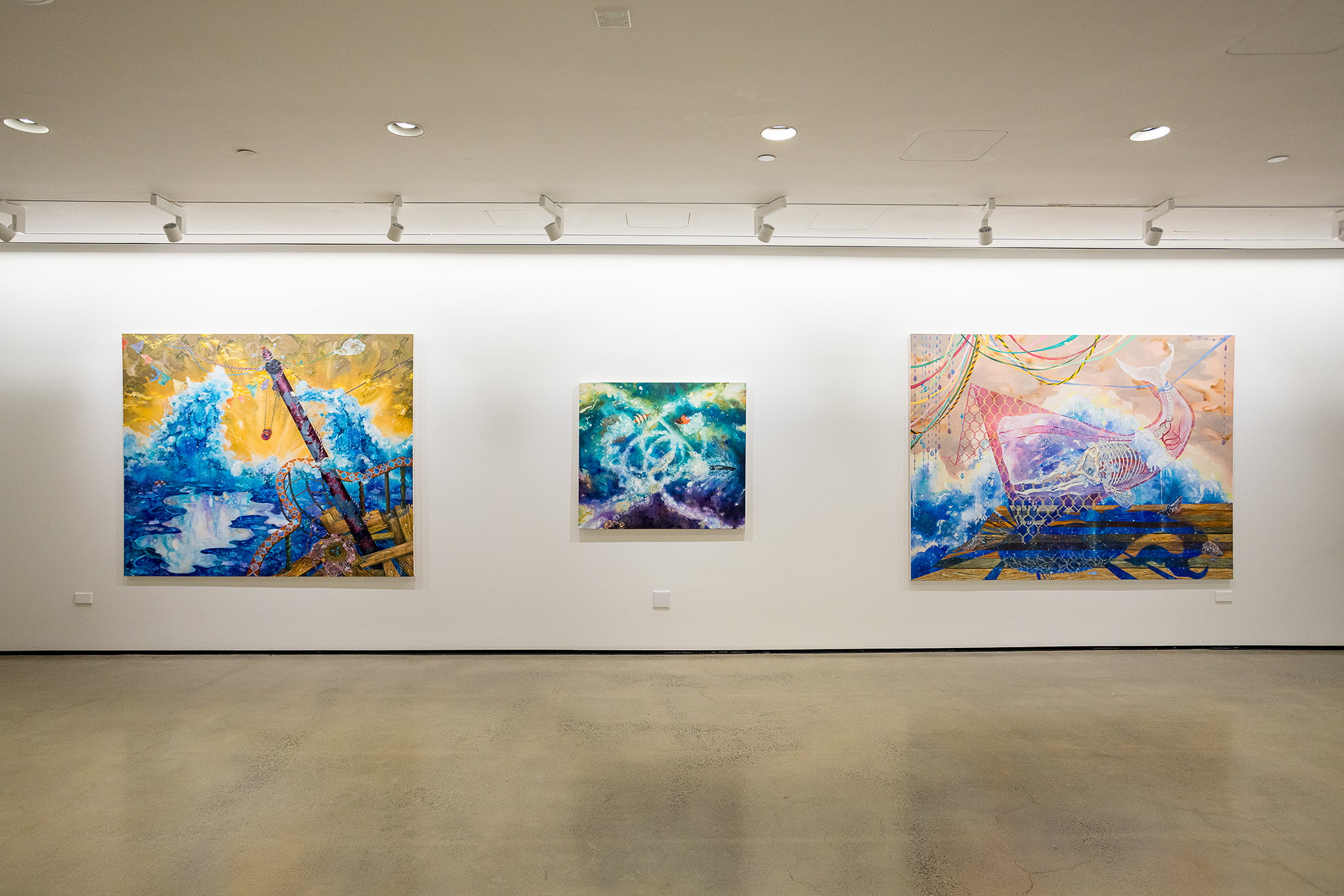 Eleen Lin: Shining Seas, Installation View @ C24 Gallery, (All Photo Credit: Daniel Krieger)
