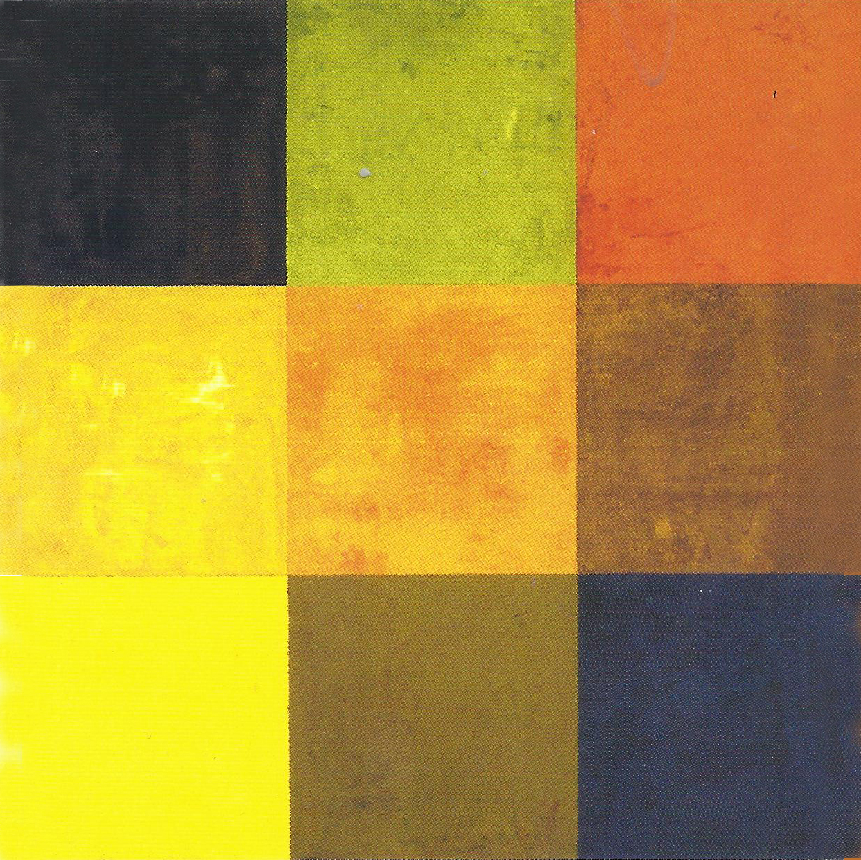 Steve Rockwell, Color Match Game: John Jackson vs Tim Deverell, 2004, 
printer’s ink on paper, 24” x 24”