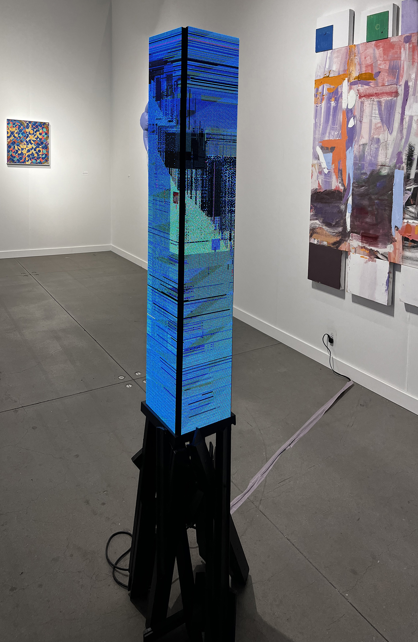 Behold the stunning Tower, with flowing cobalt and indigo tones. It evokes the process of coding and decoding in advanced critical thinking.