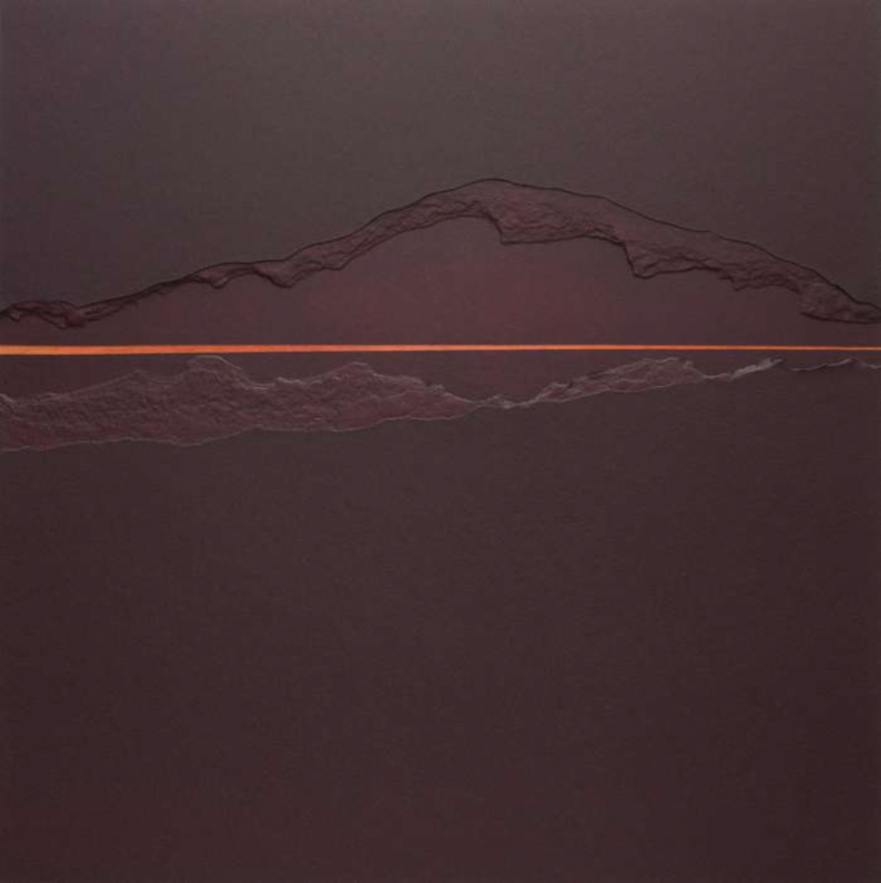 Pat McDermott, You see it, 2022, acrylic and mixed media on panel, 15 x 15.5 x 1.75 inches (38.1 x 39.4 x 4.4 cm)