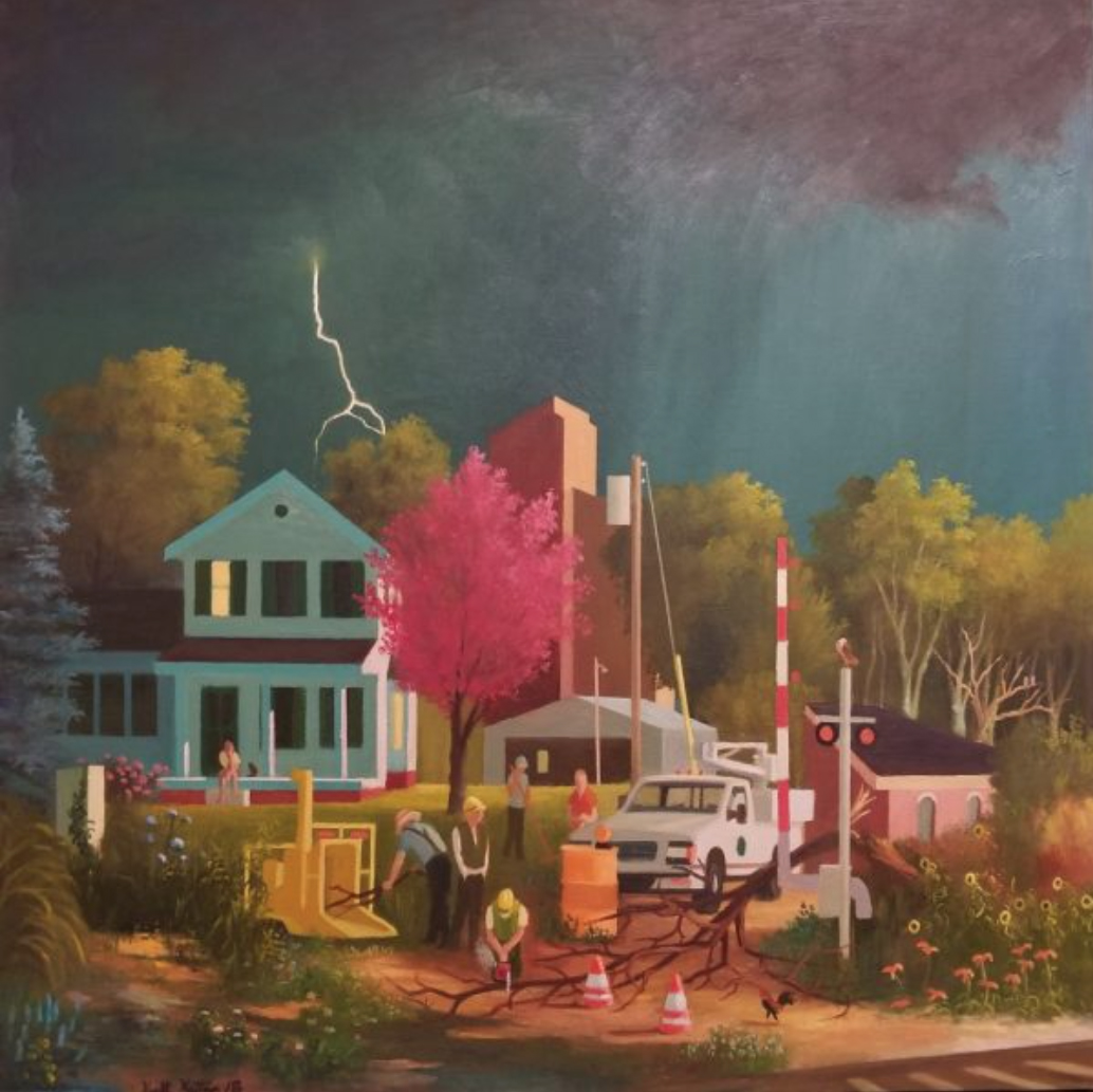 Keith Kattner, Thor and the Little Red Rooster, 2017