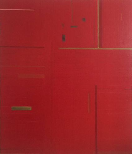 YM Whelan, Untitled, oil on canvas, 70” x 60”